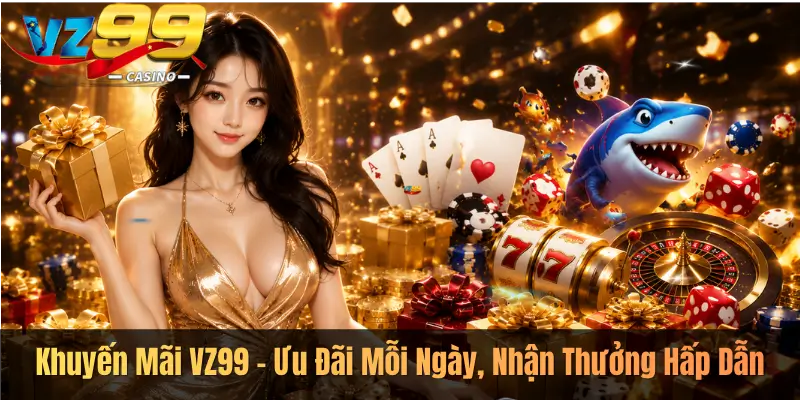 Khuyến Mãi VZ99 - Ưu Đãi Mỗi Ngày, Nhận Thưởng Hấp Dẫn